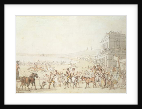 Brighton Races, 1816 by Thomas Rowlandson