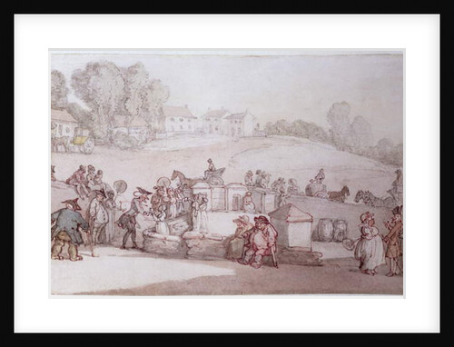 Dr Syntax at Harrogate Spa by Thomas Rowlandson
