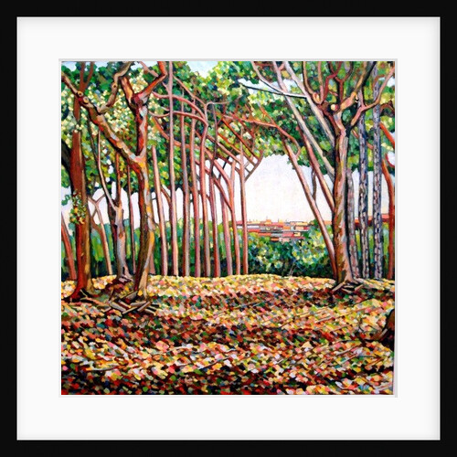 Line of Trees, 2009 by Noel Paine