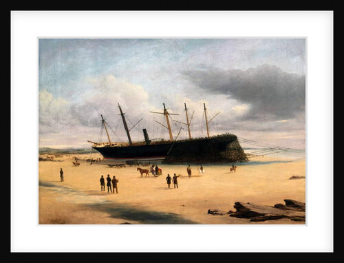 SS Great Britain Ashore in Dundrum Bay, Ireland, 1846 by English School