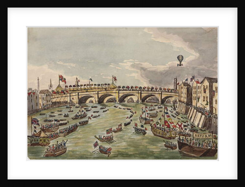 The Opening of New London Bridge, 1st August 1831 by English School