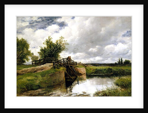 Black Bridge on the Ouse, 1891 by Edmund Morison Wimperis