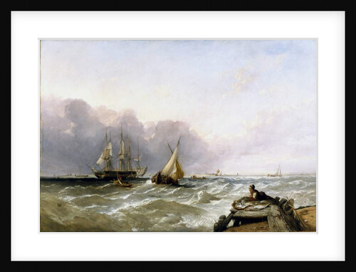 Shipping Off the Dutch Coast, c.1830 by William Clarkson Stanfield
