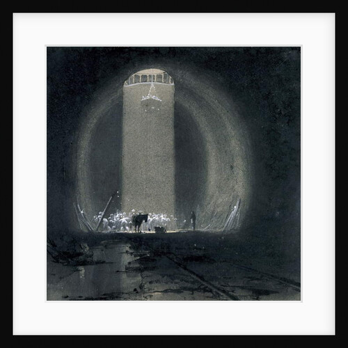 Working shaft, Kilsby Tunnel, Northamptonshire, 8th July 1837 by John Cooke Bourne