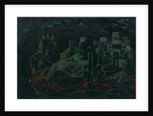 The Dead City, 1918 by Nicholas Roerich
