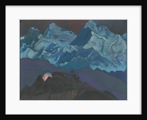 Fire Blossom. His Country series, 1924 by Nicholas Roerich