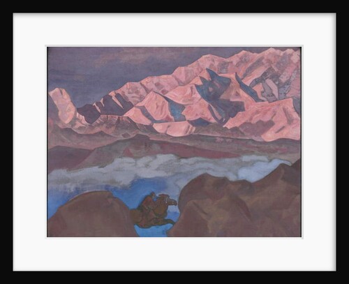 He Who Hastens, 'His Country' series, 1924 by Nicholas Roerich