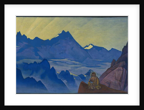 Milarepa, the One Who Harkened, 'Banners of the East' series, 1925 by Nicholas Roerich
