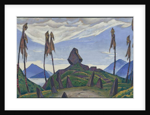 Backdrop for Stravinsky's ballet, 'Le Sacre du Printemps', 1930 by Nicholas Roerich