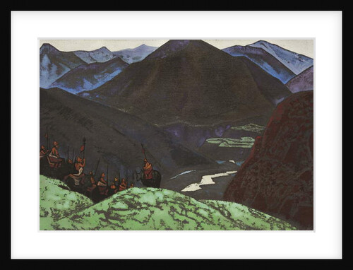 The Host of Gesar Khan, 1931 by Nicholas Roerich