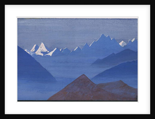 Sunset, 'Kuluta' series, 1931 by Nicholas Roerich
