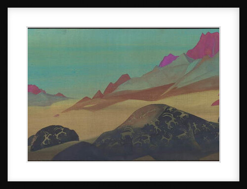 Rocks of Ladakh, 1932 by Nicholas Roerich