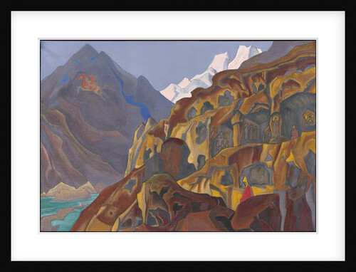 Sacred Caves, 1932 by Nicholas Roerich