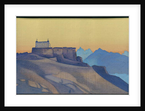 Monastery, Sissu, 1932 by Nicholas Roerich