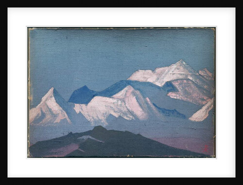 Himalayas, sketch, 1933 by Nicholas Roerich