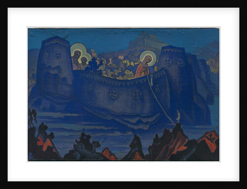 Madonna Laboris, sketch, 1933 by Nicholas Roerich