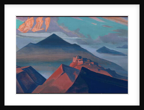 Tent Mountain, 'Holy Mountains' series, 1933 by Nicholas Roerich