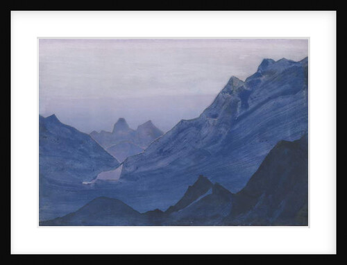 Himalayas, album leaf, 1934 by Nicholas Roerich