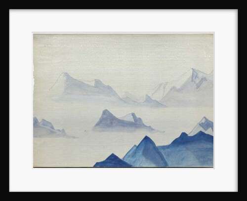 Himalayas, album leaf, 1933/34 by Nicholas Roerich