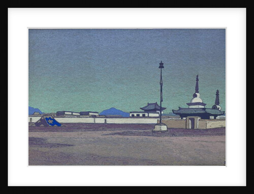 Batukhalka, Capital of Inner Mongolia, 1936 by Nicholas Roerich