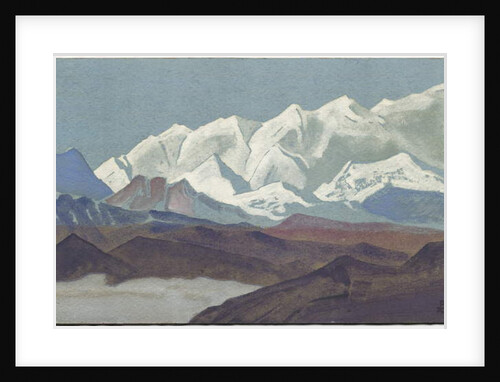 Himalayas, Kanchenjunga Range, 1936 by Nicholas Roerich
