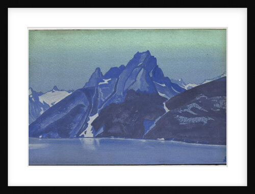 Lake of the Nagas, Kashmir, 1936 by Nicholas Roerich