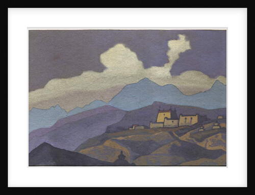 Monastery in Tsang Province, Tibet, 1936 by Nicholas Roerich