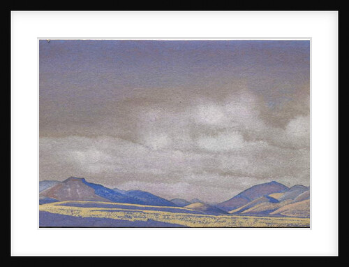 Mongolia, Hills of Chahar, 1936 by Nicholas Roerich