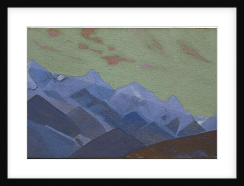 Mountain Range, Approach to Everest, 1936 by Nicholas Roerich