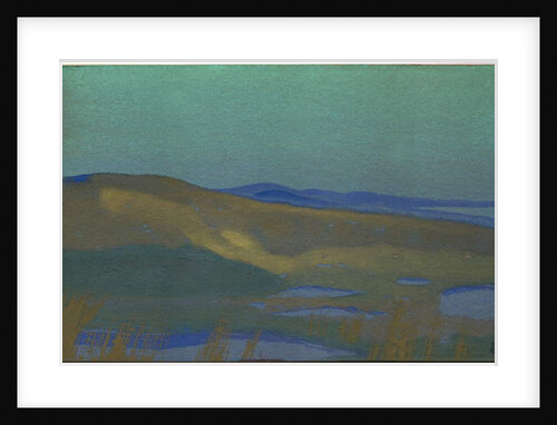 Swamps of Tsaidam, 1936 by Nicholas Roerich