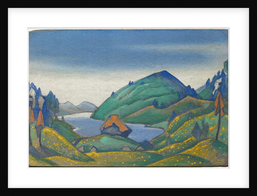 Décor for Stravinsky's ballet 'Le Sacre du Printemps', 1944 by Nicholas Roerich