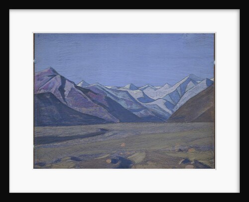 From Kurul towards the Karakorum Chain, 1926 by Nicholas Roerich