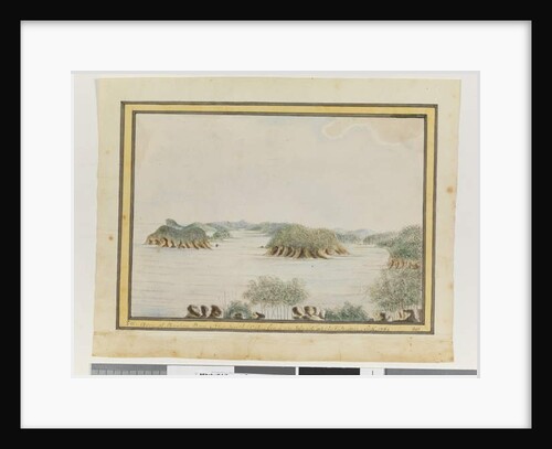 Opp. p. 93. 'SW. Arm of Broken Bay New South Wales from an Island at the Entrance. Sepr 1789', c.1802 by William Bradley