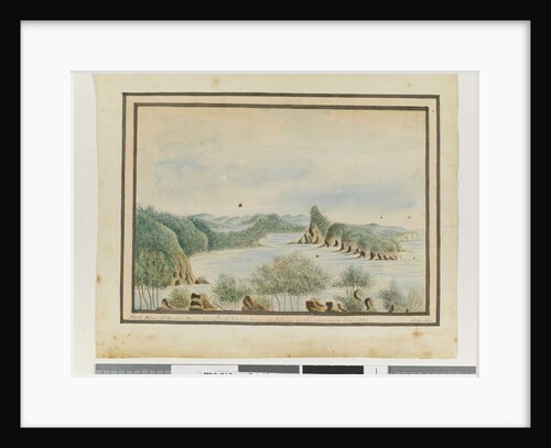 Opp. p. 92. North Arm of Broken Bay New South Wales from an Island at the entrance Sepr 1789, c.1802 by William Bradley