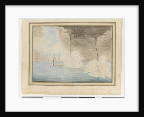 Water Spouts off the Coast of Java near Batavaia, 24 Sepr 1791 by William Bradley