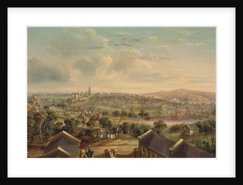 Sydney from Woolloomooloo, 1849 by George Edward Peacock