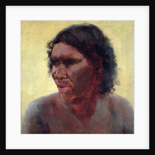 Portrait of an Aborigine, c.1895 by Thomas William Roberts