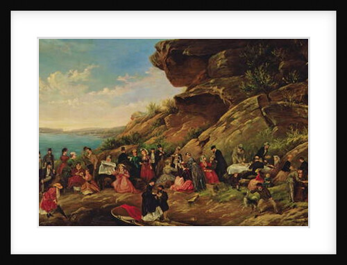 Picnic on Clark Island, 1870 by Montague Scott