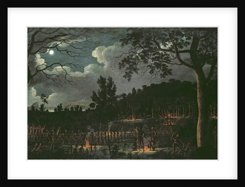 Corroboree at Newcastle, c.1818 by Joseph Lycett