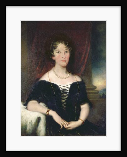 Portrait of Elizabeth,, wife of John Macarthur, co-founder of the Australian Wool Industry, c.1820 by Anonymous Anonymous