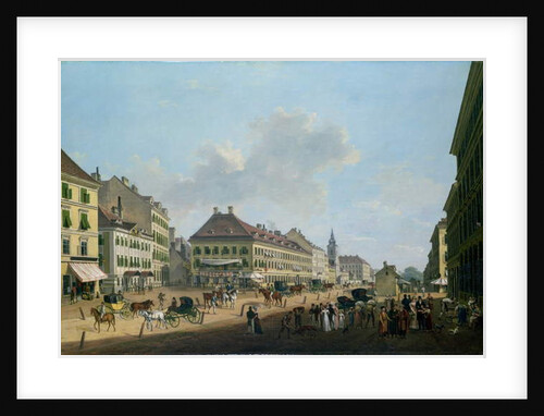 Vienna, the promenade, 1824 by Franz Scheyerer