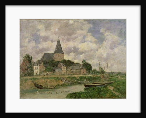Quittebeuf, 1893 by Eugene Louis Boudin