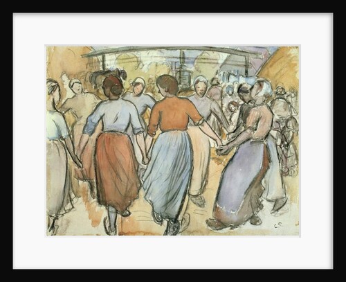 The Round, c.1884 by Camille Pissarro