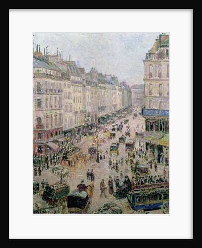 Rue Saint-Lazare, Paris, Bright Weather, 1893 by Camille Pissarro