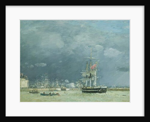Evening, Le Havre, 1866 by Eugene Louis Boudin
