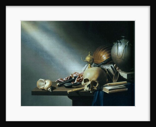Still Life: An Allegory of the Vanities of Human Life, c.1640 by Harmen van Steenwyck