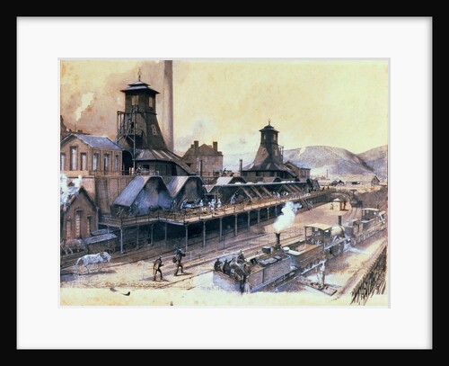 The Pits of St. Pierre & St. Paul at Le Creusot, 1866 by Ignace Francois Bonhomme