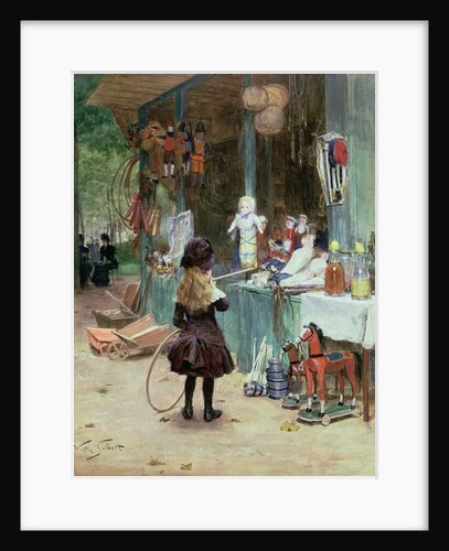 At the Champs-Elysees Gardens, c.1897 by Victor Gabriel Gilbert