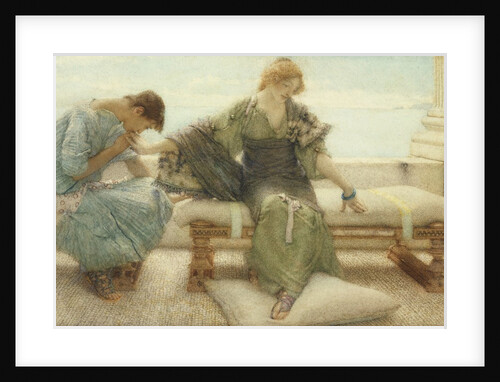 Ask me no more....for at a touch I yield, 1886 by Lawrence Alma-Tadema