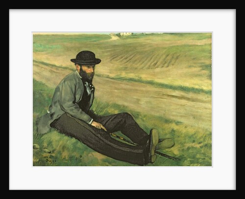 Eugene Manet by Edgar Degas